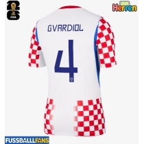 Kroatien Josko Gvardiol #4 Heimtrikot WM 2026 Kurzarm